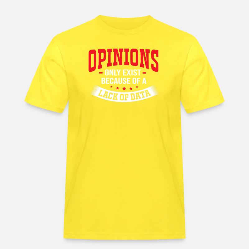 Coder Programmierer GPT - Männer Workwear T-Shirt - Gelb