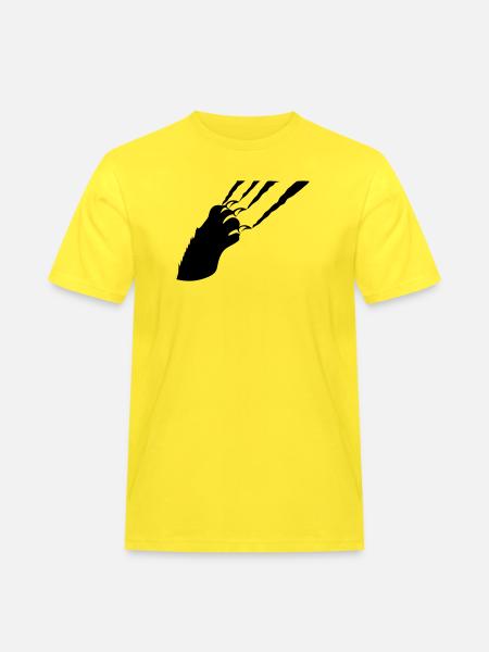 claw - Men's Workwear T-Shirt - yellow
