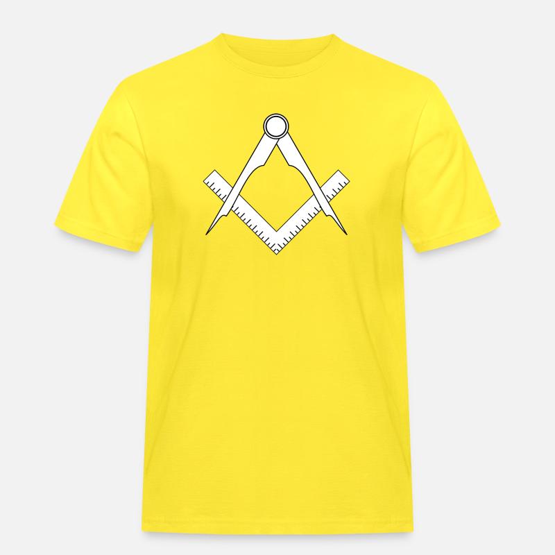 construction maurer69 - Men's Workwear T-Shirt - yellow