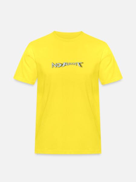 Nordlicht 4 - Männer Workwear T-Shirt - Gelb