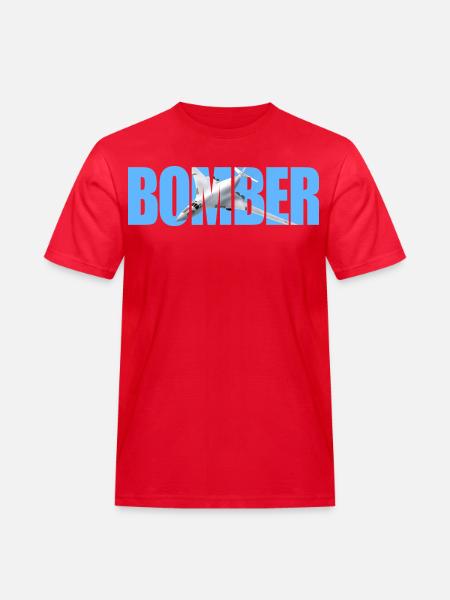 Bomber Tu-160 - Men's Workwear T-Shirt - red