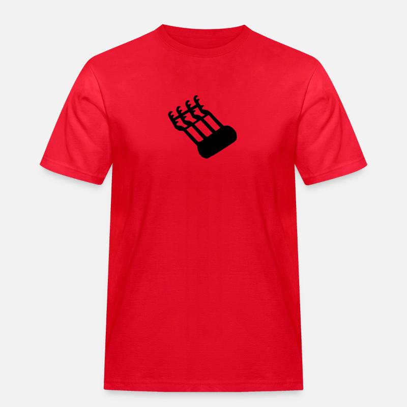 claws - Men's Workwear T-Shirt - red