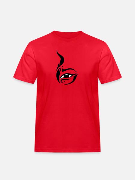 Œil-Licorne - T-shirt Workwear homme - rouge