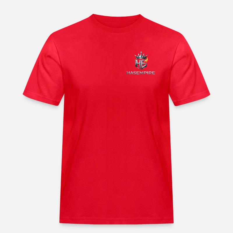 HAS-Imperium - Männer Workwear T-Shirt - Rot