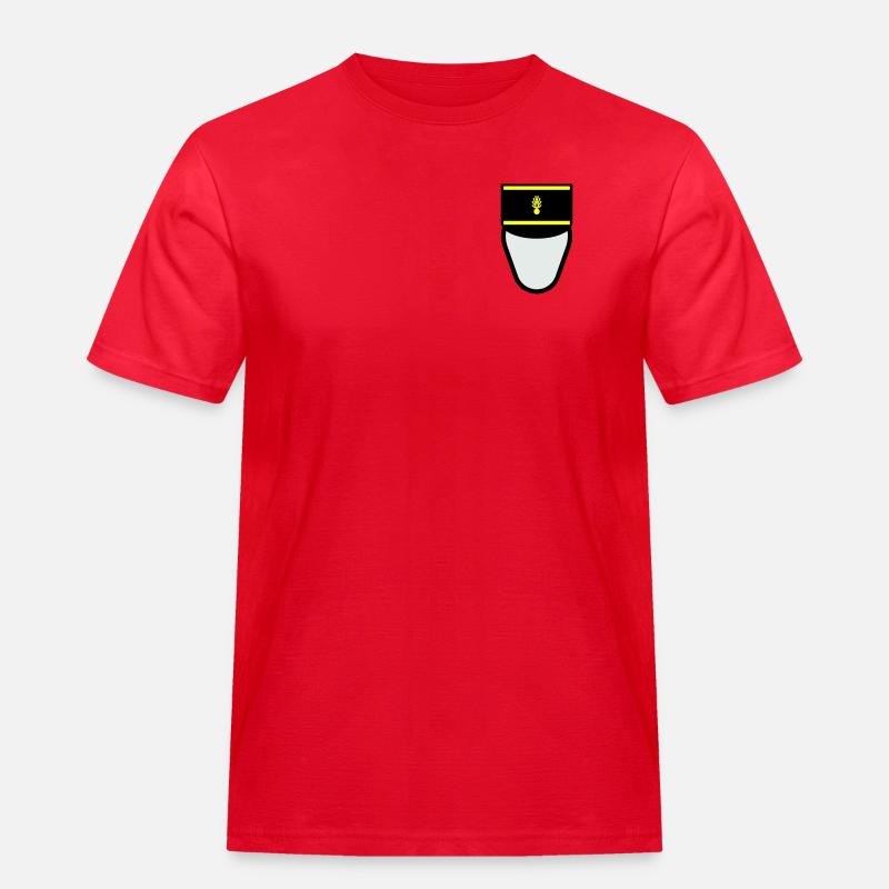 Gendarm Képi G.M. (Mobile Constable) - Männer Workwear T-Shirt - Rot