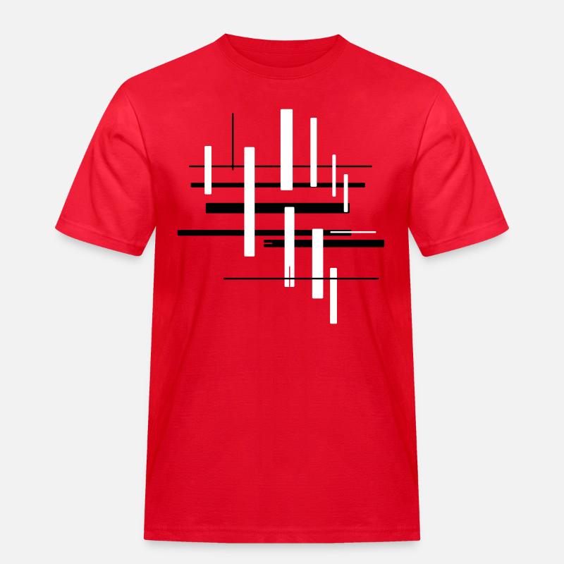 Architecture Pattern Abstract - Men's Workwear T-Shirt - red
