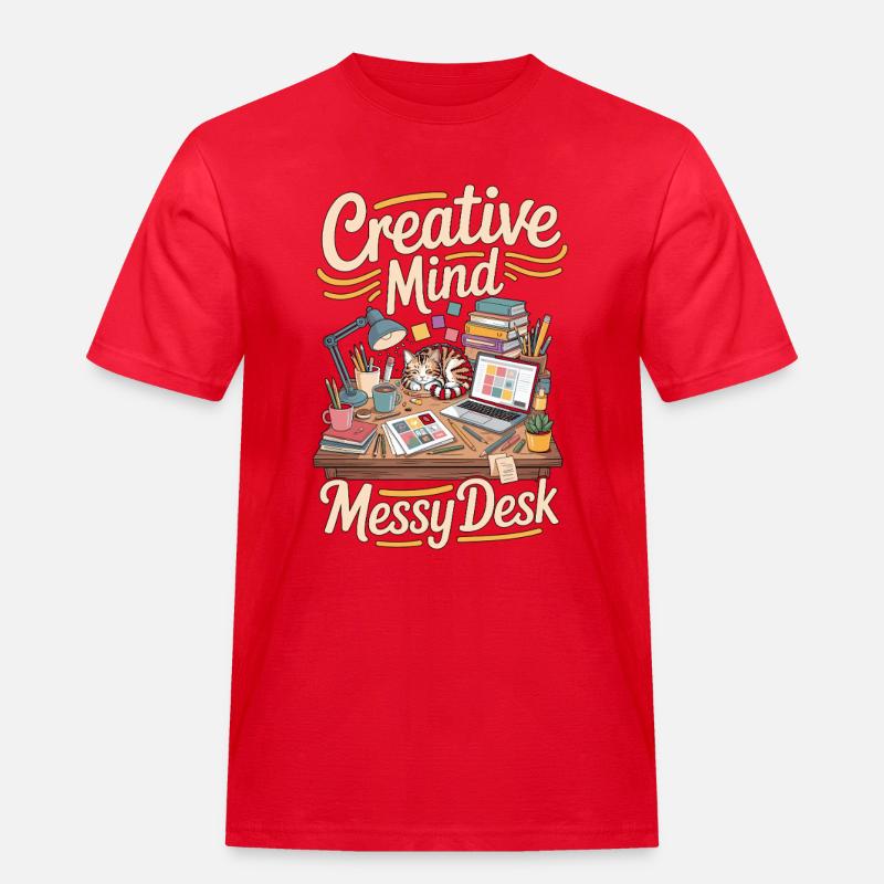 Graphic Designer Creative Mind Visual Designer - Men's Workwear T-Shirt - red