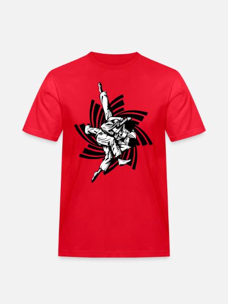 Judo Hold - Men's Workwear T-Shirt - red