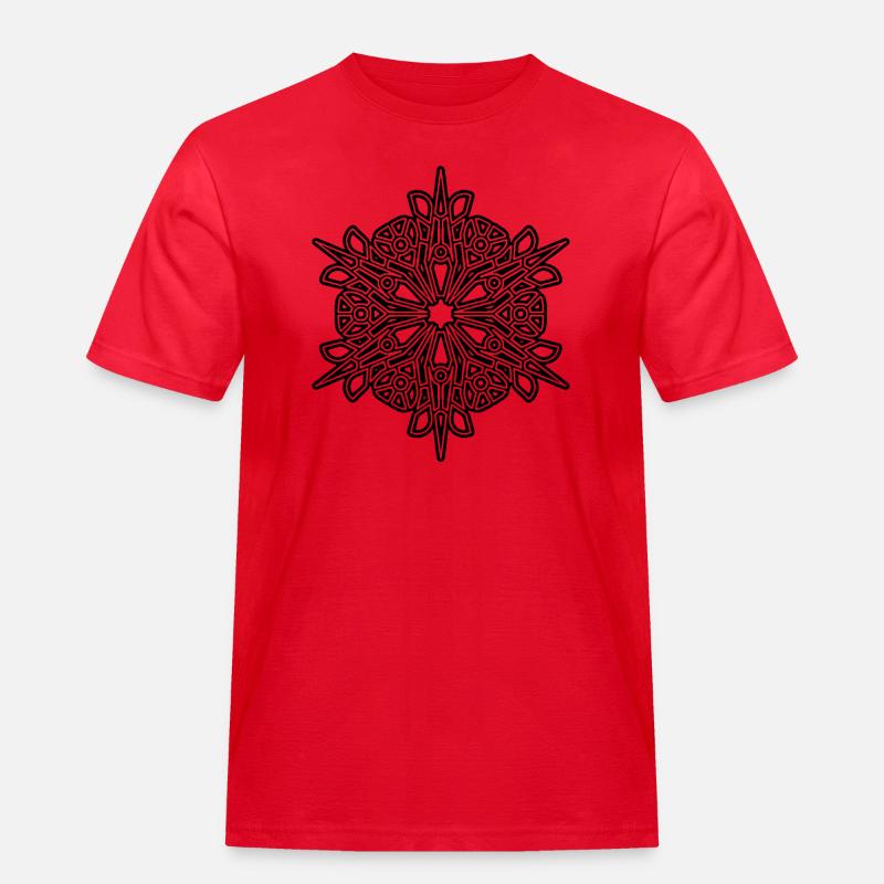 RF319BLACKUK - Männer Workwear T-Shirt - Rot