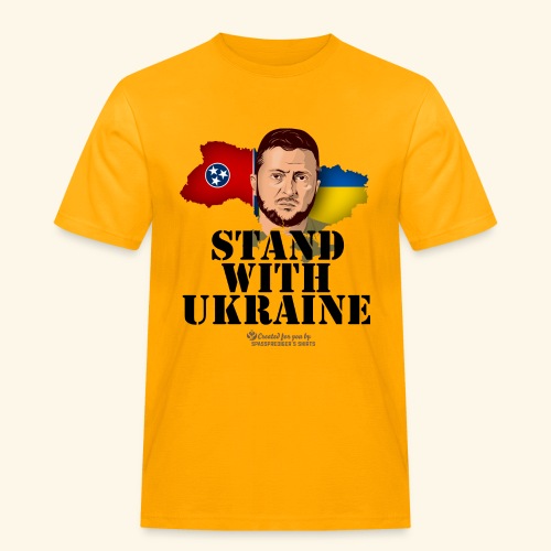 Ukraine Tennessee - Männer Workwear T-Shirt