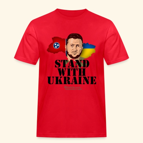 Ukraine Tennessee - Männer Workwear T-Shirt