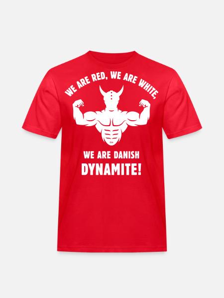 We Are Danish Dynamite! (Denmark / Viking) - Men's Workwear T-Shirt - red