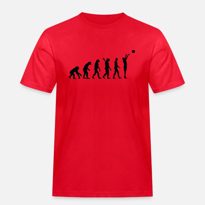 Evolution basket b - T-shirt Workwear homme - rouge