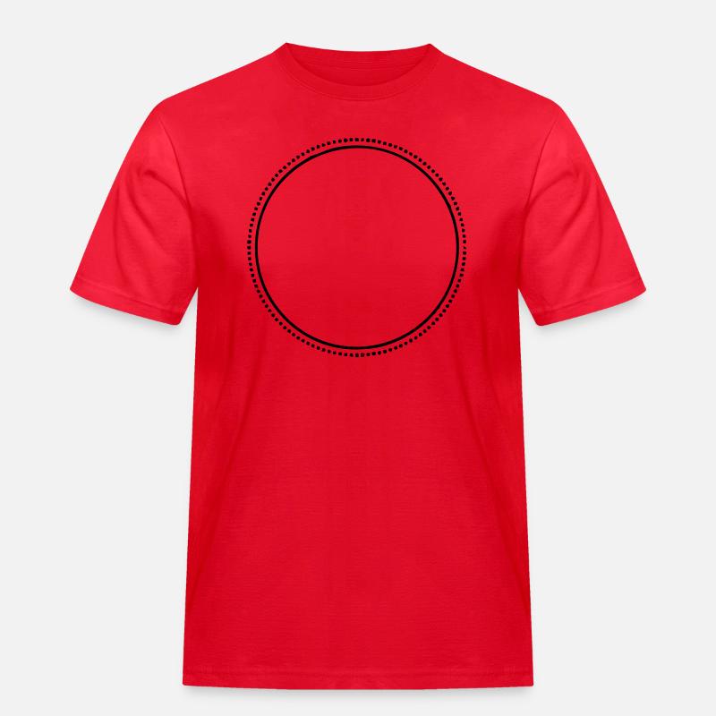 circle 4 ur design ★ Kreis - Männer Workwear T-Shirt - Rot