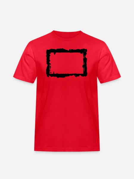 frame_4_vec_1 de - Männer Workwear T-Shirt - Rot