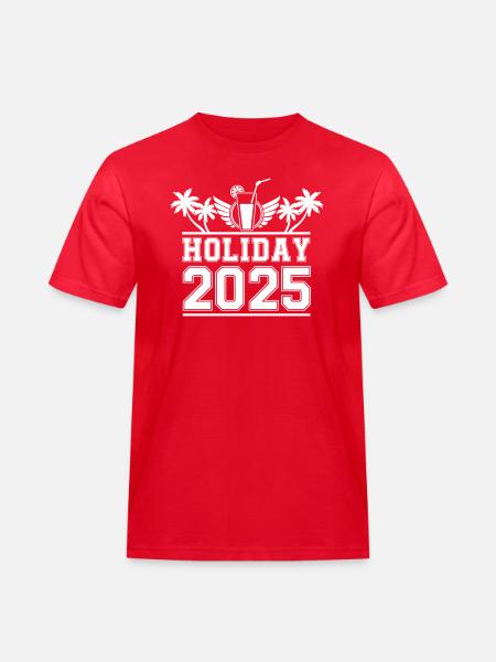 Holiday 2025 - Men's Workwear T-Shirt - red