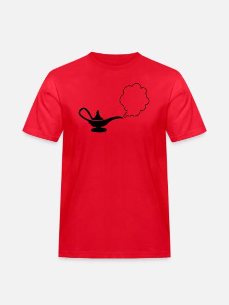 wunderlampe_01 - T-shirt Workwear homme - rouge