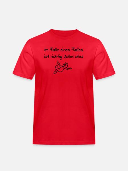Just in case - Men's Workwear T-Shirt - red