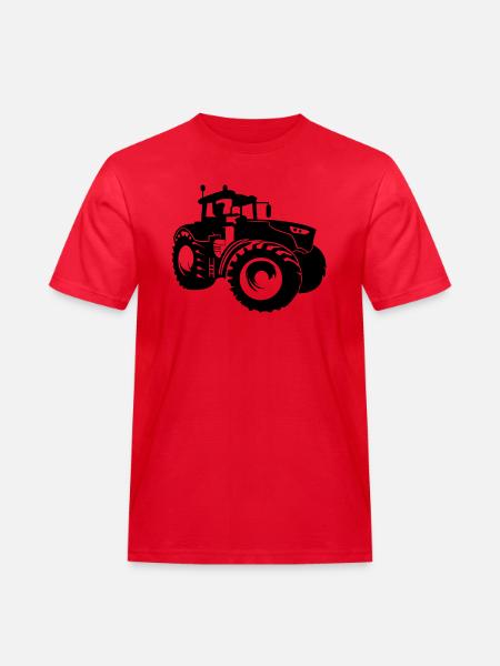 traktor - Men's Workwear T-Shirt - red