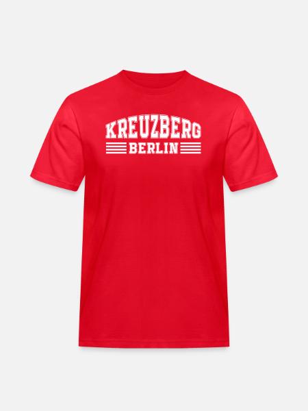 berlin kreuzberg - Männer Workwear T-Shirt - Rot