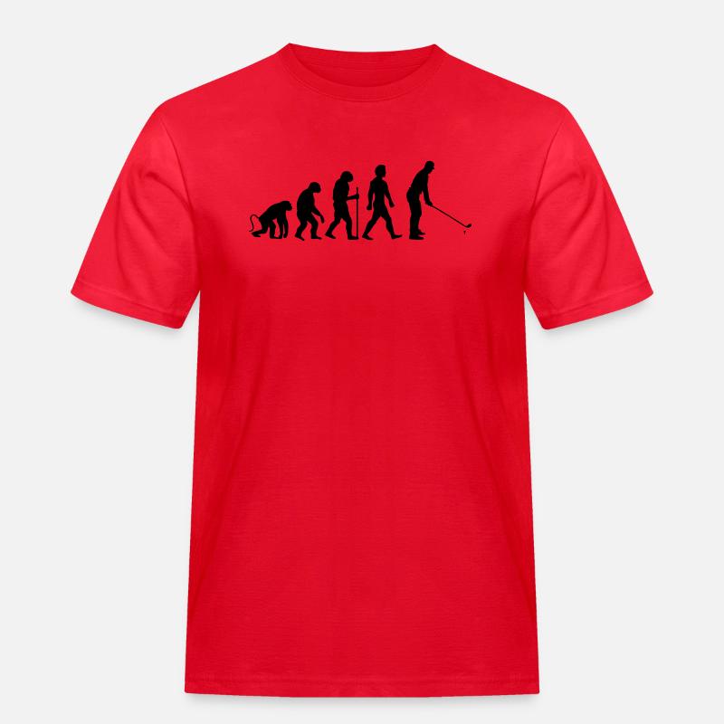 Evolution Golf - Men's Workwear T-Shirt - red