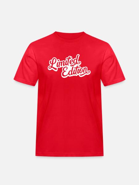Limited Edition - Men's Workwear T-Shirt - red