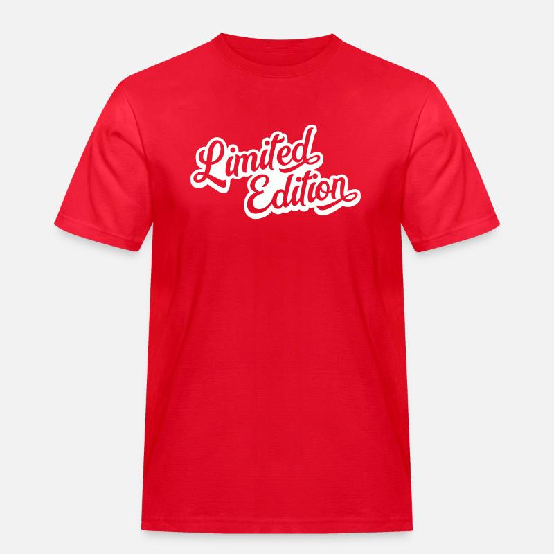 limited edition - Männer Workwear T-Shirt - Rot