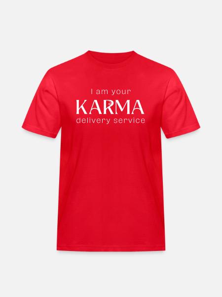 Karma - Men's Workwear T-Shirt - red