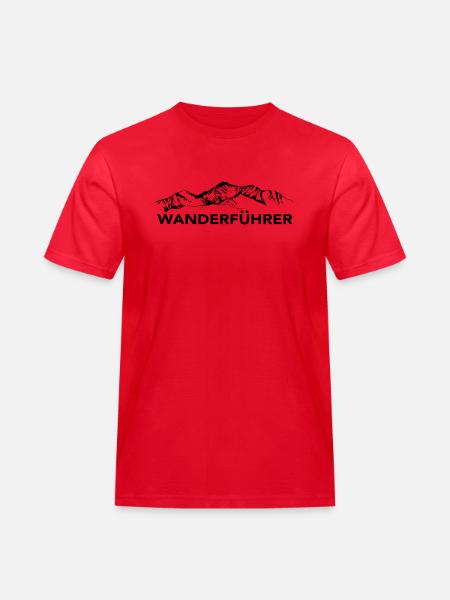 Wanderfuhrer - (7) - Männer Workwear T-Shirt - Rot