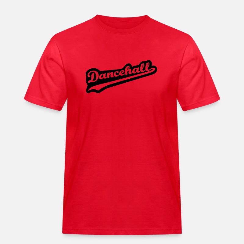Dancehall - Männer Workwear T-Shirt - Rot