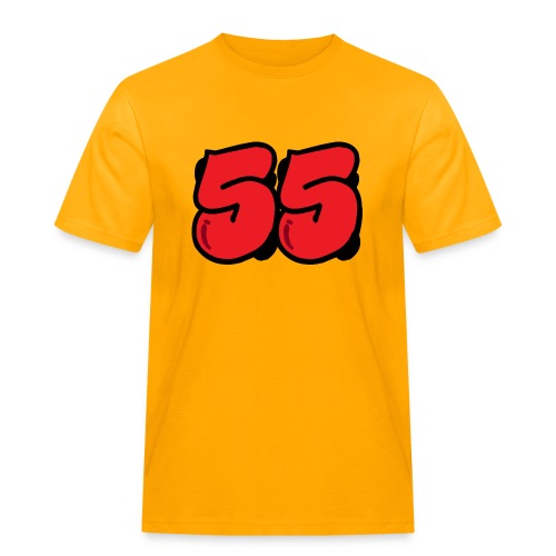 Punainen graffiti-tyylinen 55 - Miesten Workwear t-paita