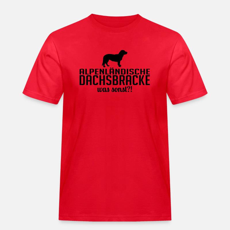 ALPINE DACHSBRACKE what else - Men's Workwear T-Shirt - red