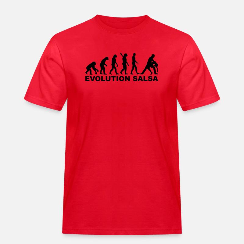 Salsa - Männer Workwear T-Shirt - Rot