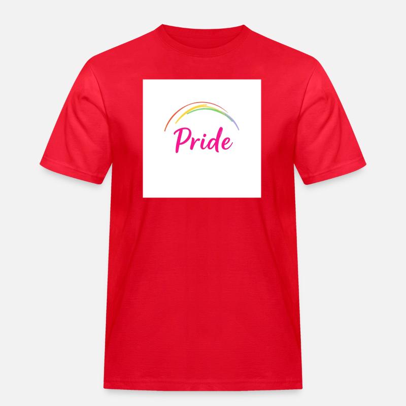 Pride - Männer Workwear T-Shirt - Rot