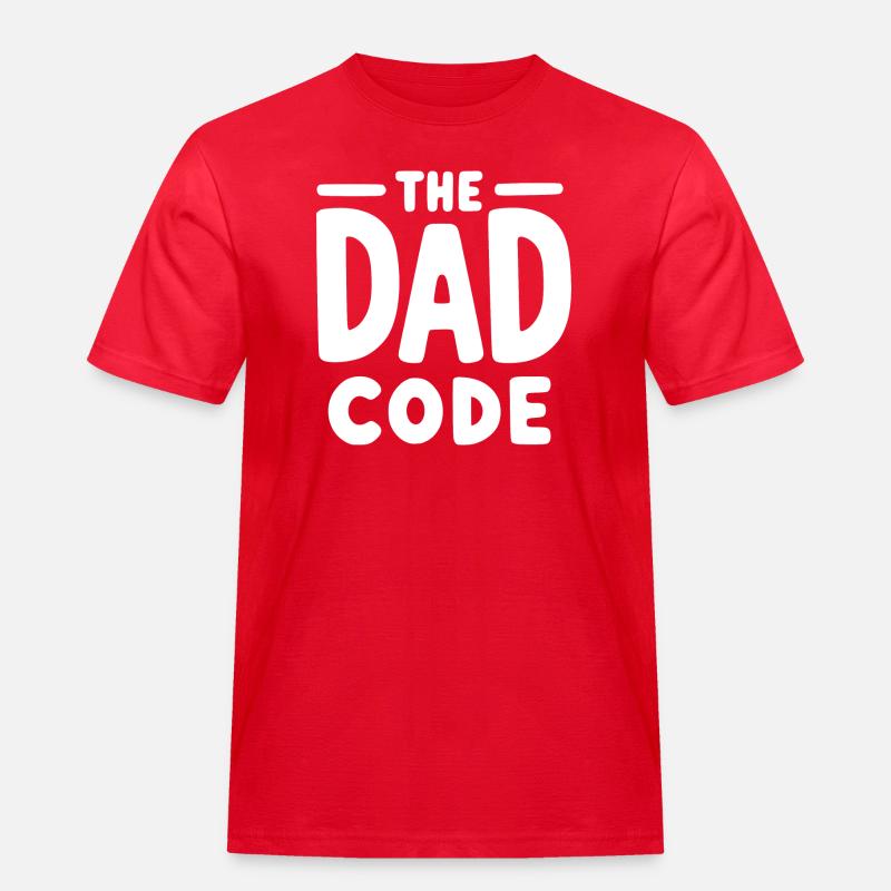 Le code du papa - T-shirt Workwear homme - rouge