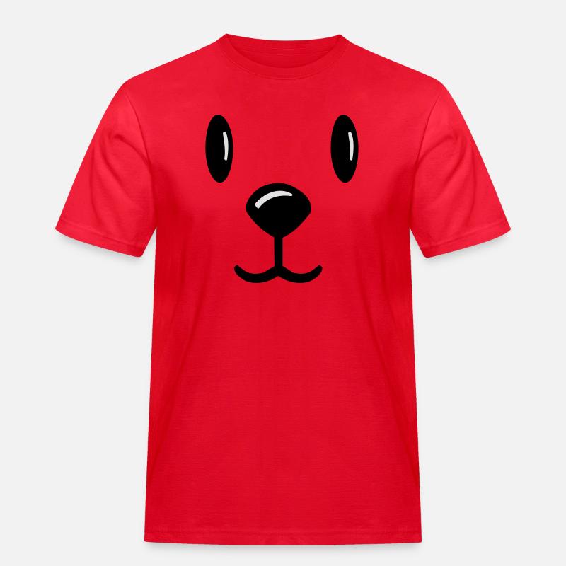 teddybär teddy bärchen teddy bear - Männer Workwear T-Shirt - Rot