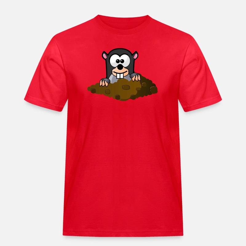 Molecule comic style - Men's Workwear T-Shirt - red