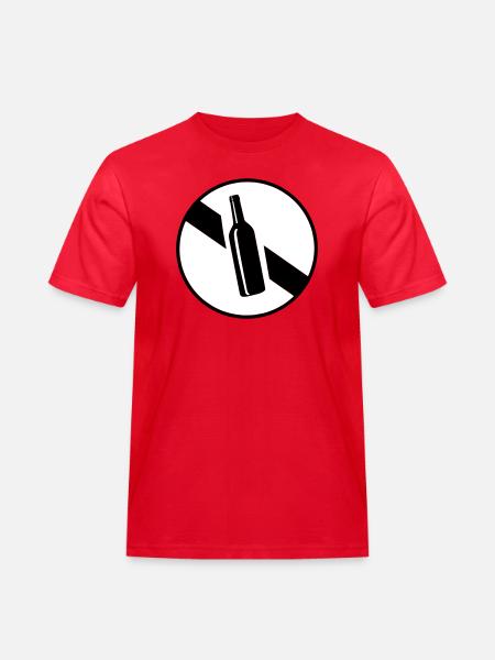 End of ban on drinking - Men's Workwear T-Shirt - red