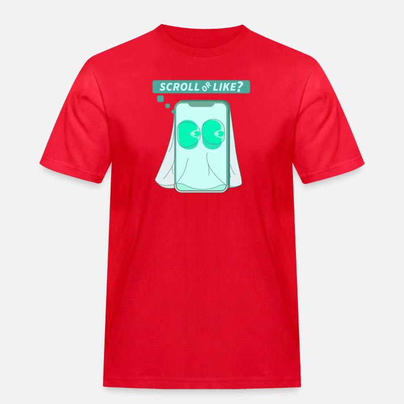 ODER - Männer Workwear T-Shirt - Rot