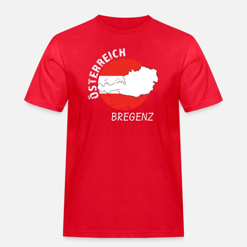 Bregenz - Men's Workwear T-Shirt - red