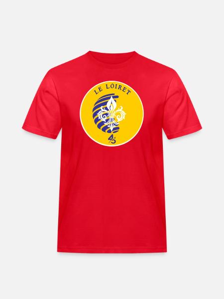 Fleur de Lys Loiret 45 - Men's Workwear T-Shirt - red