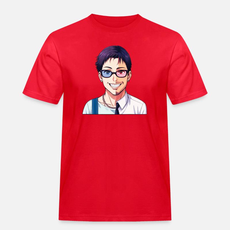 JUNGE TRAF MÄDCHEN – nette Leute - Männer Workwear T-Shirt - Rot