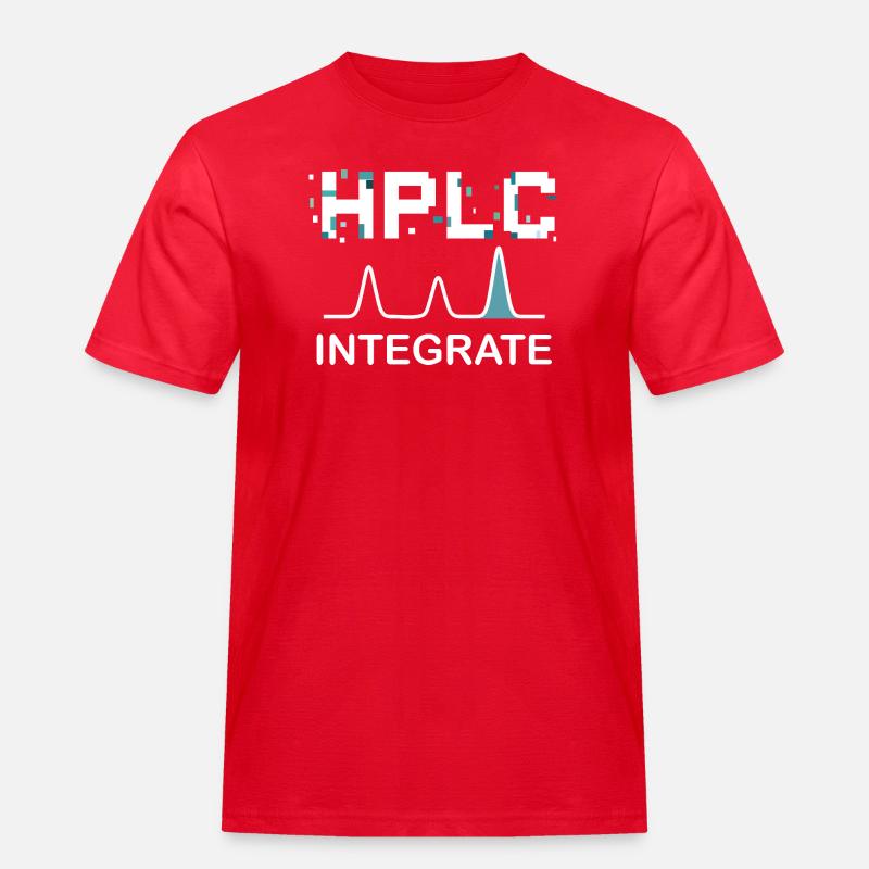 HPLC Integrate Performance Liquid Chromatography - Männer Workwear T-Shirt - Rot