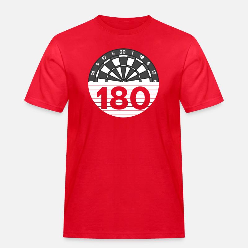 One hundred and eighty points - Men's Workwear T-Shirt - red