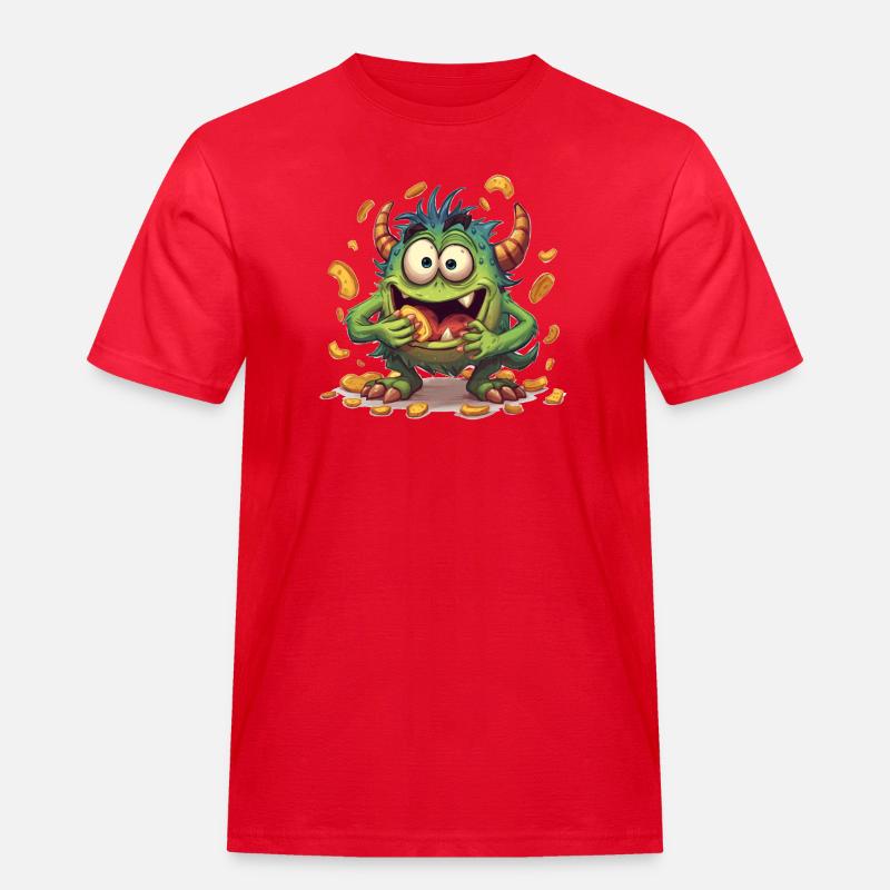 Mint Sample Snacking - Men's Workwear T-Shirt - red