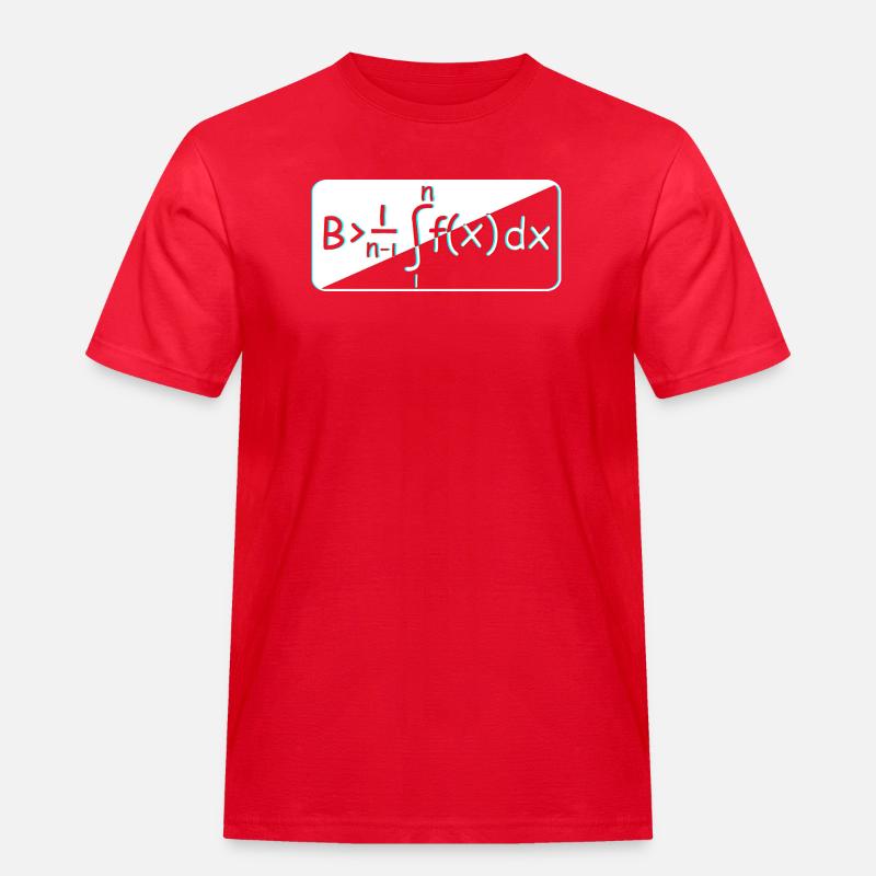 Mathematician Math Mathematical Mathematics - Men's Workwear T-Shirt - red