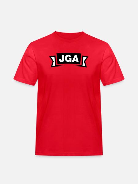 Bachelor Party Emblem / Logo - Men's Workwear T-Shirt - red