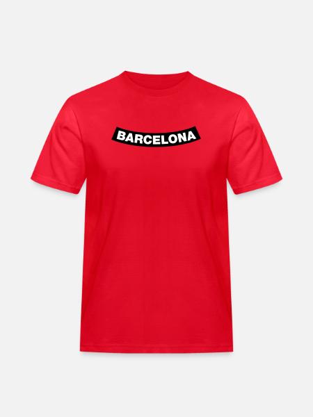 Barcelona Chapter Element (JGA MC-Rocker-Design) - Men's Workwear T-Shirt - red