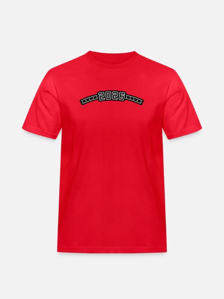 2026 Outline - Men's Workwear T-Shirt - red