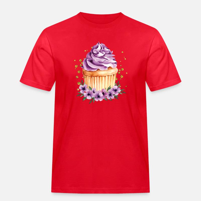 cupcake - Men's Workwear T-Shirt - red